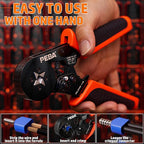 PEBA Ferrule Crimping Tool Kit, Square Pliers AWG28-7 & 28 Sizes Ferrules(AWG24-8) for Electrical Wiring/DIY Terminals | Self-Adjusting Ratchet Crimper - Copper Ferrule Kit