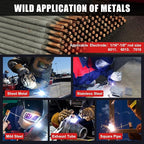 AWT Stick Welder 155Amp Mini Welder 2 in 1 ARC Welder/Lift TIG Welding Machine 110/220V with VRD, Digital Display IGBT Inverter Welder Portable MMA Welder Machine with Hot Start,Arc Force, Anti-Stick