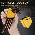 Metric Hex Key Ball End S2 Alloy Bronze – 9PCS Metric Allen Wrench Set, S2 Steel, 1.5–10mm, 6.7in, for High Torque Jobs, DIY Repairs, Bike & Machine Maintenance