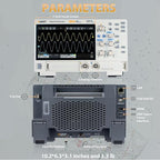 OWON Oscilloscope ADS822A 200MHz Dual Channel Digital Oscilloscope 12 Bits Vertical Resolution 1.25GSa/s Sample Rate with 50M Memory Depth 7 inch LCD Display Lab Oscillograph