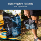 Nomadix Ultralight Towel - Quick Dry & Super Lightweight - Perfect As A Pack Towel to Save On Space - Made with Recycled Materials - Agua Blue - 30x54