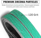 1/2" x 12" Replacement Knife Sharpener Sanding Belts 120 Coarse Grit Sharpening Belt for Official Work Sharp Knife & Tool Sharpener (WSKTS & WSKTS-KT/Mk.1 & Mk.2)