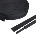 2:1 Ratio Flat Heat Shrinkable Braided Sleeving,Electrical Insulating Tubing,Durable Automotive Fabric Harness Shrinking Sheath (1/2"-20ft)