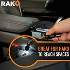 RAK Magnetic Pickup Tool Gifts for Men - Telescoping Magnet with LED Flashlight and 22 Inches Extendable Neck, Cool Magnetic Flashlight Gifts for Dad, Husband, Grandpa, Handyman