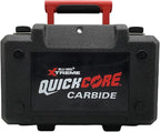 Disston QUICKCORE 7pc Carbide Tipped Hole Saw Set (1", 1 1/4", 1 1/2", 1 3/4", 2", Arbor & Pilot Bit) 10X Faster CORE Ejection Quick Change E0100297