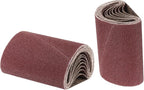 uxcell 10pcs 8" x 19" Sanding Belts 36 Grits Aluminum Oxide Abrasive Belt Sander Paper Sanding Papers for Metal Wood Grinding Polishing, Reddish Brown