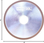MaxTool Dia 6" 1A1 Diamond Plain Wheel Abrasive Grinding Wheel Thick 1/2" Grit#150 Resin Bond; NDR1A1D6T12X6G15M