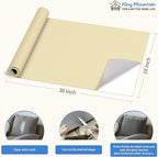 KING MOUNTAIN Canvas Repair Patch 16×30 Inch Self-Adhesive Waterproof Fabric Patch for Sofas, Tents, Furniture,Tote Bags, Car Seats (Beige)