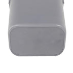 Amazon Basics Rectangular Commercial Office Wastebasket, 10 gallon (Pack of 2), Grey (Previously AmazonCommercial brand)