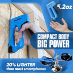 Light Duty Staple Gun for Wood, Blue Upholstery Staple Gun Kit with 2000pcs JT21 Staples 1/4, 5/16, 3/8 inch and Staple Remover, Stapler Gun for Crafts, DIY, Classroom, Decoration