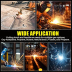 Victor Type Cutting Attachment Torch Handle Oxygen/Acetylene Cutting Welding Torch Heavy Duty