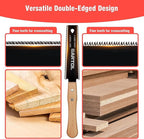GARTOL Hand Saw for Wood Cutting, 2-Piece Japanese Pull Saw with 6-Inch Flush Cut & Double-Edged SK5 Flexible Blade & Wooden Handle, Precision Woodworking Tools for DIY, Crafting, Carpentry, Trim Work