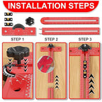 29 Inch Woodworking T Square Ruler, Precision Drilling Positioning Measuring Tools, Adjustable Aluminum Alloy Sliding T-Square Ruler with Angle Adjustment for Carpenter Work and Architec