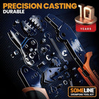 SOMELINE 1.0–2.0mm Connector Kit, 24 Types, 32–22 AWG Crimper, JST–SH 1.0mm/GH 1.25mm/ZH 1.5mm/PH 2.0mm Connector Kit, Crimping Pliers for JST, Molex, TE Series