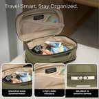 Briggs & Riley Toiletry Kit - Travel Bags for Women & Men, Organizer for Vacation, Dopp Kit for Bathroom Accessories, Makeup, & Skincare