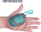 Sea to Summit AirLite Towel, Ultralight Camping and Travel Towel, Large (24 x 47 inches), Moonlight Blue