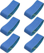 3 x 18 Zirconia Sanding Belts,36 Grit 3x18 Inch Sanding Belt, 3x18 Belt Sander Sanding Belts for Metal Polishing, Woodworking,6 Pack(3x18in,36 Grit)