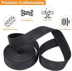 2:1 Ratio Flat Heat Shrinkable Braided Sleeving,Electrical Insulating Tubing,Durable Automotive Fabric Harness Shrinking Sheath (1"-20ft)
