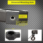 Tube Clamp Univesal 360 Degree Mount Horizontal Bar Clamp 1.625 inch,1.75 inch,1.875 inch,2.0 inch,Roll Bar Clamp for LED Light Bar,Cube Lights,ATVs Whips (4Pack)