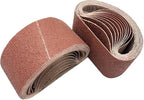 24 Pcs 2.5X16 Inch Sanding Belts, Aluminum Oxide 2-1/2 x 16 sanding belts Sandpaper for Belt Sander, 8 Each of 40 60 80 Grits