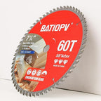 Circular Saw Blades 7-1/4 Inch, 60T for Wood Cutting – Ideal for Hardwood, Plywood, Chipboard – Precision Carbide-Tipped Saw Blades for Smooth Finish