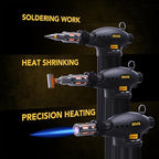 LEXIVON Butane Torch Multi-Function Kit | Premium Self-Igniting Soldering Station with Adjustable Flame | Pro Grade 125-Watt Equivalent (LX-771)