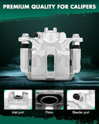 SCITOO Rear Brake Caliper With Bracket 19B2928, 19B2929 Compatible For Honda Odyssey 2005-2010