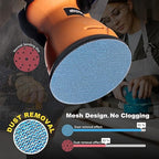5 inch Sanding Discs 400 grit Mesh Disc Ceramic Abrasive Sandpaper Hook and Loop Orbital Sander Pads for Coating Removal,Body Repair, Auto Sanding 30 PCS
