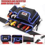 Tool Belt,600D Water-draining Oxford Cloth Tool Belts for Men,Electrician Tool Belt Widely Applied to Repairmen,Electrician,Carpenter,Construction (7 pockets)