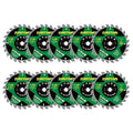Circular Saw Blade 7-1/4 Inch - 24T ABT Wood Cutting Saw Blade with 5/8” Arbor for Wood, Plastic, Plywood, Particle Boards, Multilayer Boards(10 Pack)