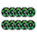 Circular Saw Blade 7-1/4 Inch - 24T ABT Wood Cutting Saw Blade with 5/8” Arbor for Wood, Plastic, Plywood, Particle Boards, Multilayer Boards(10 Pack)