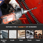 Drill Bit, 5.2mm Cutting Diameter, 4241 HSS 118° Cutting Angle Uncoated Bright Versatile Jobber Bits - (Applications: for Drilling Plastic Wood Soft Metal), 10-Pieces