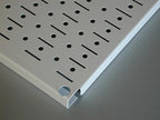 Wall Control 30-WRK-400BUW Standard Workbench Metal Pegboard Tool Organizer,Blue/White