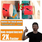 6-3/8 Inch Deep HSS Bi Metal Hole Saw Cutter with Arbor Cutting Depth 2.1” for Metal Thick Wood PVC Drywall Aluminum Big Slot New Sharp Teeth Heavy Duty Hole Saw Bit