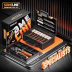 SOMELINE Crimp Tool Connector Kit, 27 Types, 32-20 AWG Crimper, JST-XH/SM/SYP 2.5mm and Du Pont 2.54mm Connector kit, Crimping Pliers for JST, Du pont, KF2510, Molex, AMP EI Series