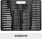 Segomo Tools Metric & SAE 261 Piece HSS Drill Thread Repair Kit & 110 Piece Tap & Die Tool Set Bundle - THREAD261-110SAE