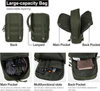 Mardingtop Molle Tactical Utility Pouch, EDC Admin Pouch Bag, Molle Attachment Military Modular Attachment
