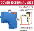 Redford Supply Co. Cold Snap (0F) Backflow Preventer Cover, Pipe Insulation, Sprinkler Valve Cover, Blue