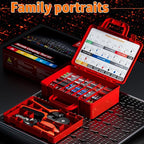 PEBA Ferrule Crimping Tool Kit, with 33 Types of Wire Ferrules, AWG 28-7 Self-Adjusting Hexagon Crimping Pliers and Wire Stripper | Ratchet Crimp Tool for Insulated/Uninsulated Ferrules - Hex Crimper