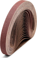 1x30 Sanding Belt, 80 Grit Aluminum Oxide Belt Sander Paper for Woodworking Metal Polishing,24 Pack(1x30 Inch, 80 Grit)
