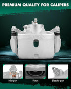 SCITOO 19B2663 Front Left Disc Brake Caliper Assembly w/Bracket For Honda For CR-V 2002-2004,For Honda For Element 2003-2011