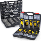 Segomo Tools Metric & SAE 261 Piece HSS Drill Thread Repair Kit & 110 Piece Tap & Die Tool Set Bundle - THREAD261-110MM