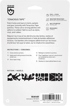 GEAR AID Tenacious Tape Gear Patches for Jacket Repair