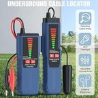 F04 Underground Wire Locator, Cable Locator with Earphone, Buried Wire Detector for Locating Breakage Cables & Wires Dog Fence Cables