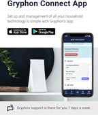 Gryphon Tower Super-Fast Mesh WiFi Router 2-Pack – Advanced Firewall Security, Parental Controls, and Content Filters – Tri-Band 3 Gbps, 6000 sq. ft. Full Home Coverage per Mesh Router