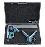 Accusize Industrial Tools 6'' 3 Pc Combination Square Ruler Set Protractor Satin, 4-R Graduation, 0000-8100