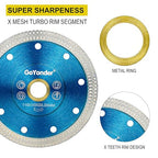 GoYonder Super Thin 4.5" Grinder Blades Tile Blade, Diamond Saw Blade for Cutting Porcelain Tiles Granite, 115mm Tile Cutting Blade for Angle Grinder