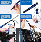 Kaisi 136 in 1 Electronics Repair Tool Kit Professional Precision Screwdriver Set Magnetic Drive Kit with Portable Bag