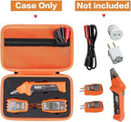 Aenllosi Hard Case for Klein Tools ET310 AC Circuit Breaker Finder & 80016 Circuit Breaker Finder Tool Kit & 80041 Outlet Repair Tool Kit & RT250 GFCI Outlet Tester Organizer (Case Only)