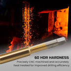 Brass Coated 80pcs SAE & Metric Tap and Die Set, Metric Standard Rethreading Tool Kit, Coarse and Fine Threads for Cutting External and Internal Threads, Essential Repair Tool Kit with Case